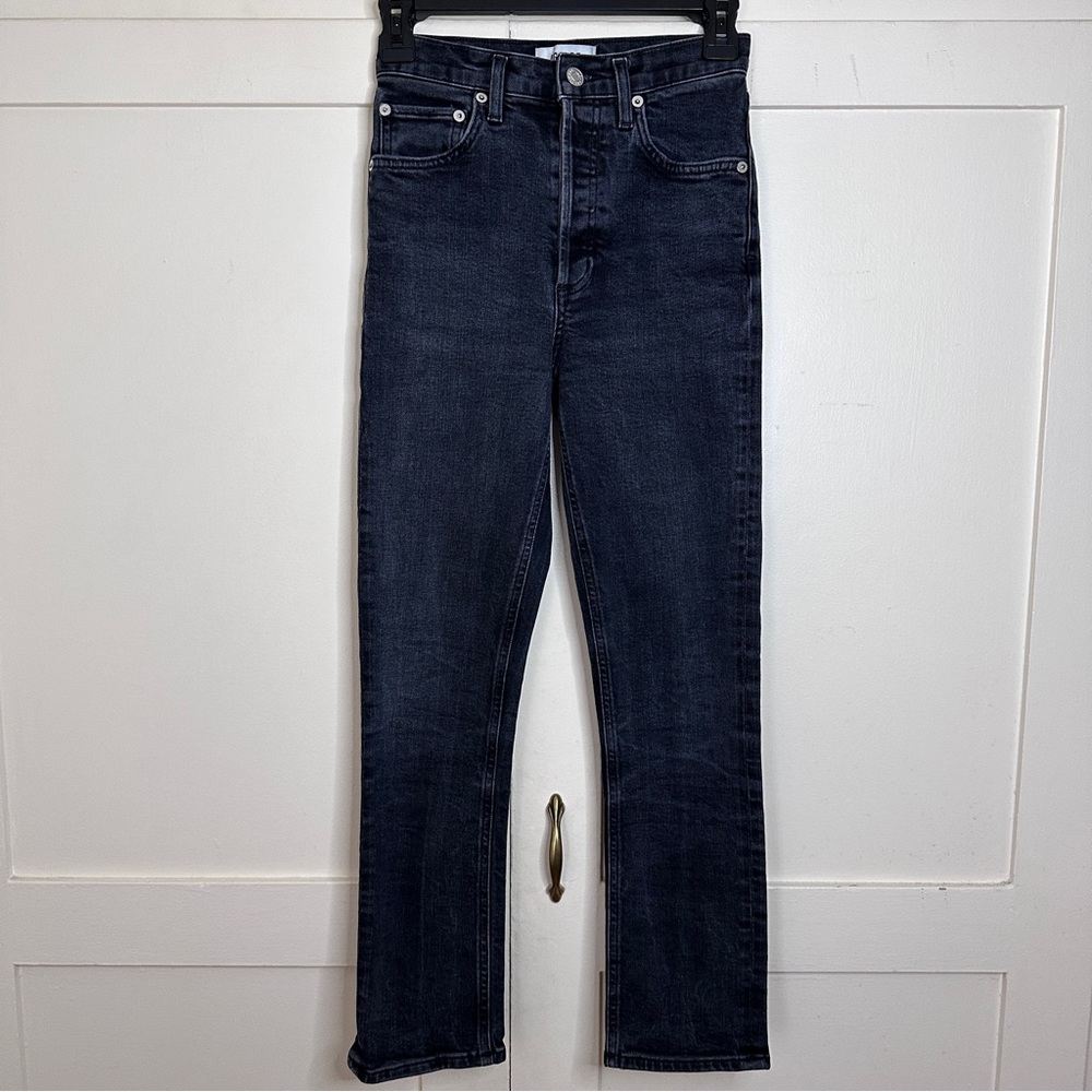 Agolde Black High-Waisted Jeans - Picture 2 of 8